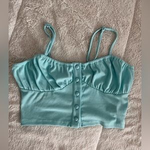 Forever 21 Light Blue Tank Top